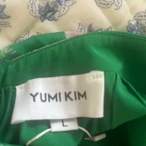 Yumi Kim Green Ruffled Wrap Maxi Dress - Picture 11 of 11